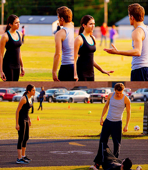 Stefan and Elena 