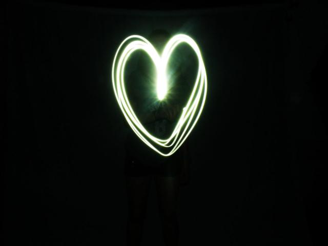 Painting with light. 