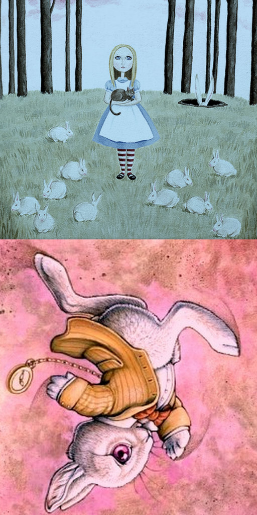 follow the white rabbit