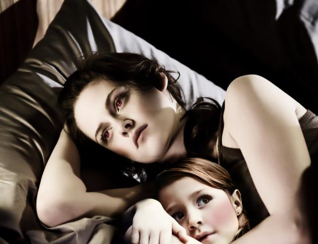 Renesme and Bella. 