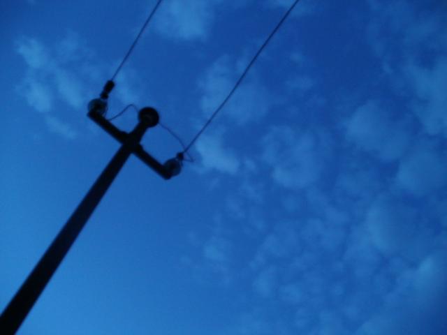 Plamy na niebie ;]