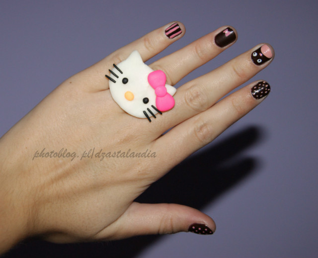 Piercionek Hello Kitty