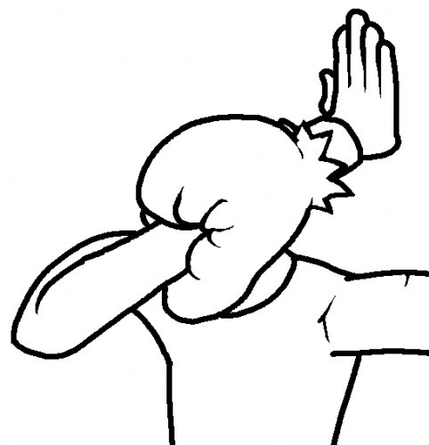 mega facepalm . ; o 