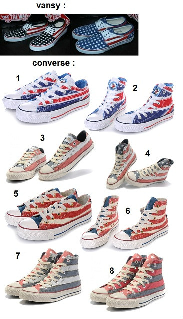 converse flaga vansy flaga