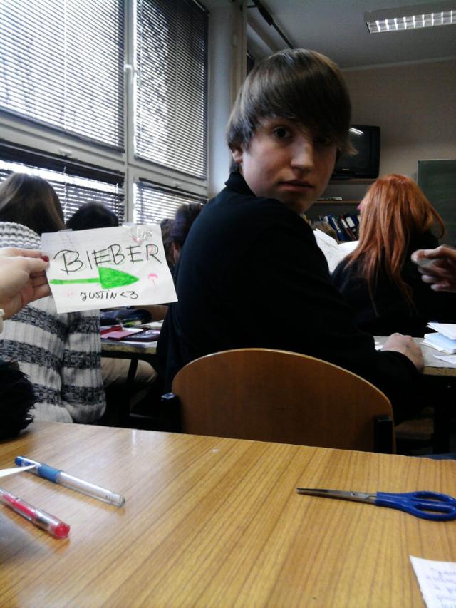 Klasowy Bieber xD