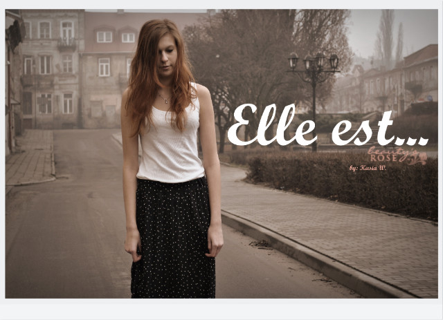 Elle est..