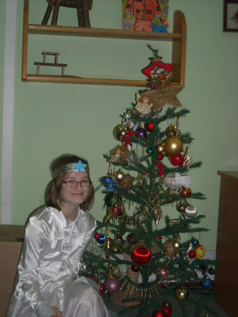 Anioek przy choince ;*