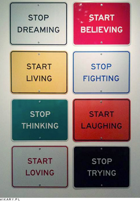 stop thinking