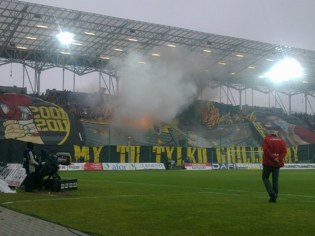 z meczu Korona vs Cracovia