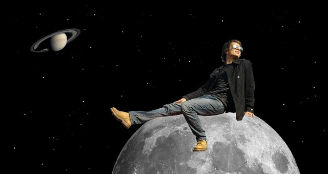 man on the moon