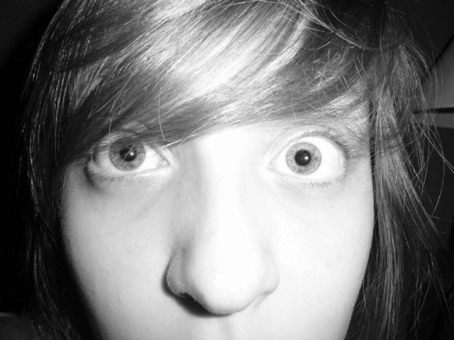 Behind blue eyes.
