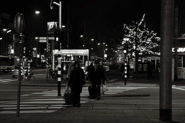 Amsterdam by night. :)