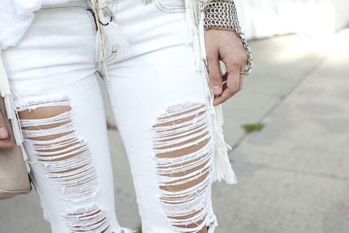 white `