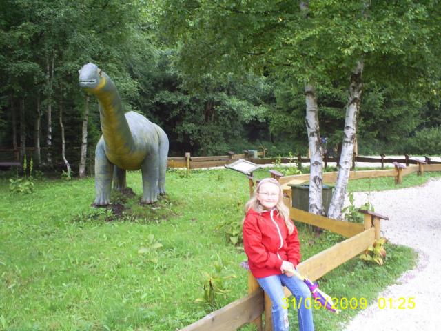 W parku dinozaurw;)