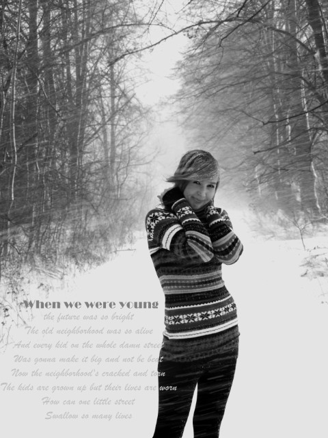 when we were young. ;3