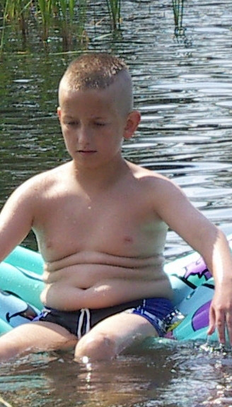 Fat Boy nad jeziorem
