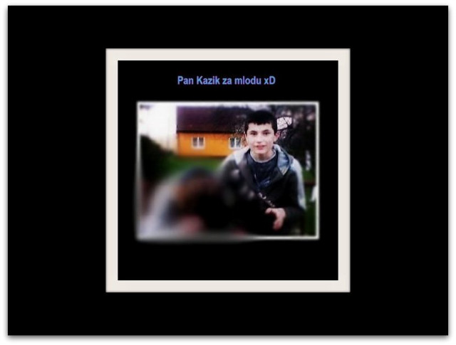 Pan Kazik za modu xD