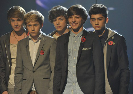 3) One Direction.