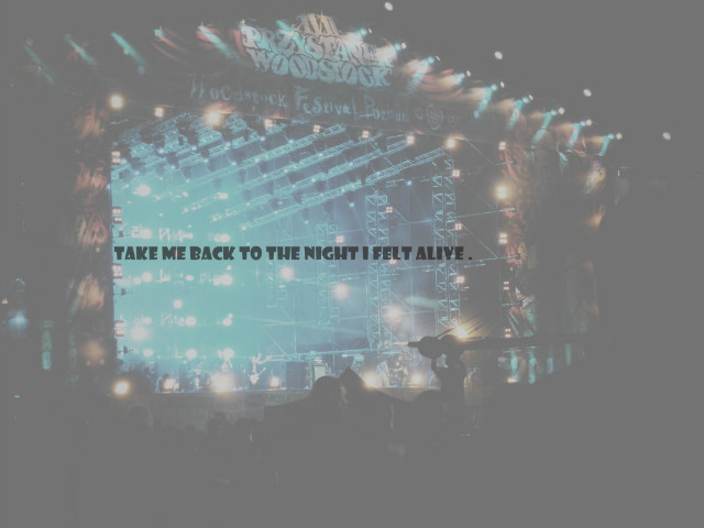 take me back ...