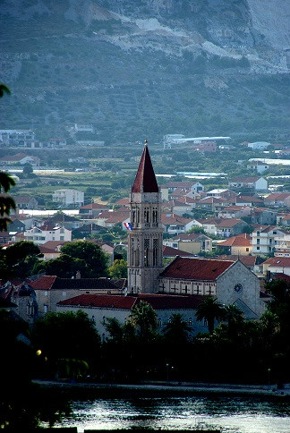 jeszcze Ciovo, za wod Trogir.