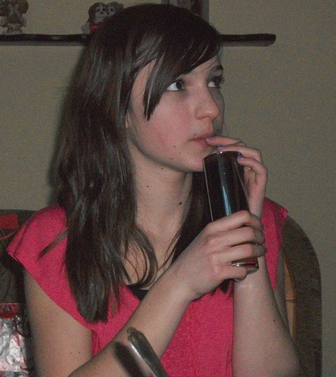 Lipstick junkie.