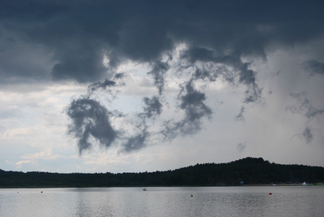 cloudy sky.