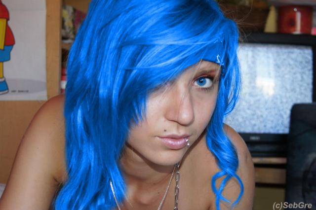 Blue hair