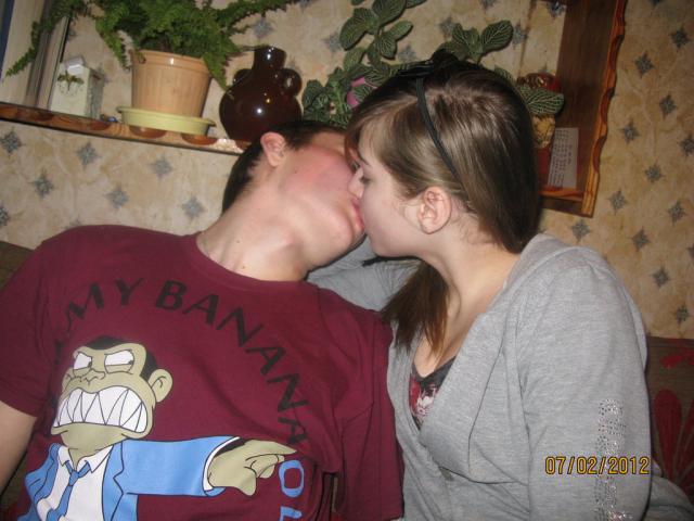 Moje kochanie. ;* po imprezie . 