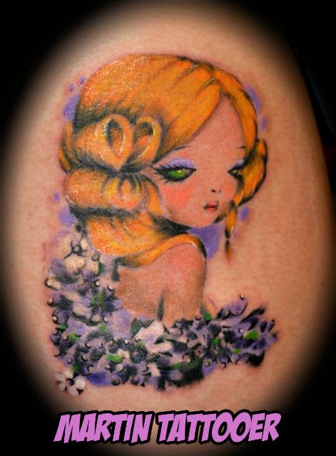 lavender lady tattoo