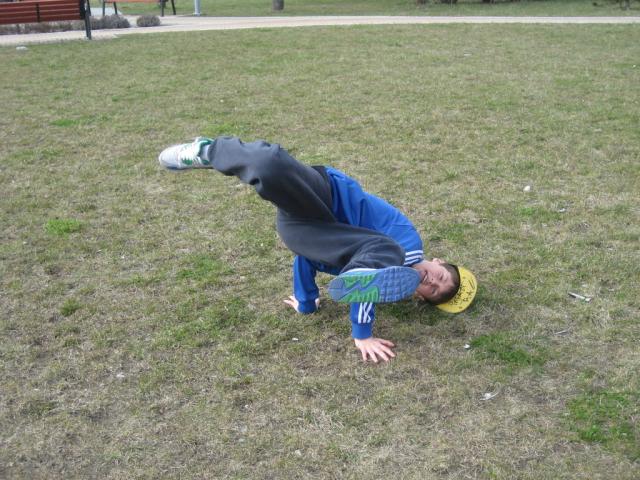 Mj znany Baby freeze ;D