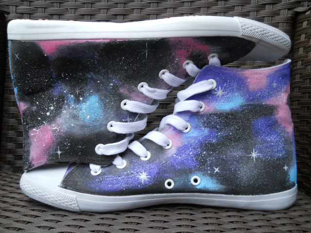 Malowane trampki GALAXY!