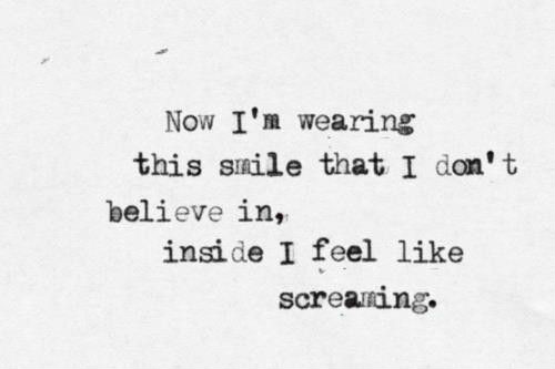 it's not ok...