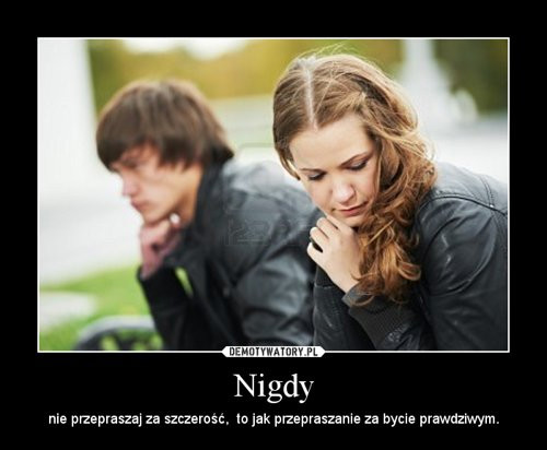 bez ciebie......