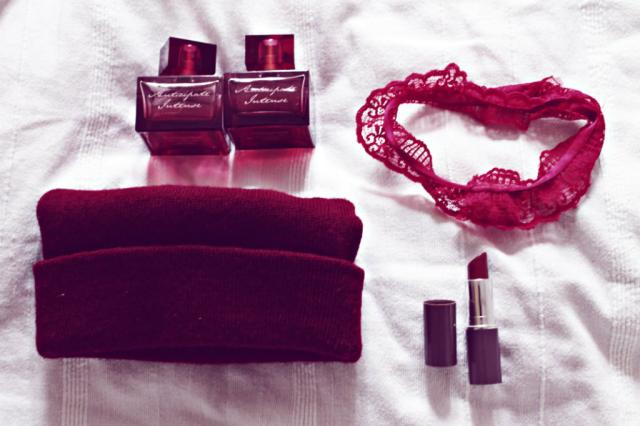femme rouge