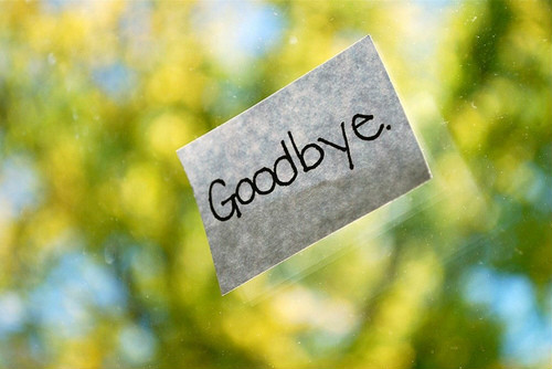 goodbye . 