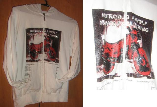 Bluza z ciekawym motywem