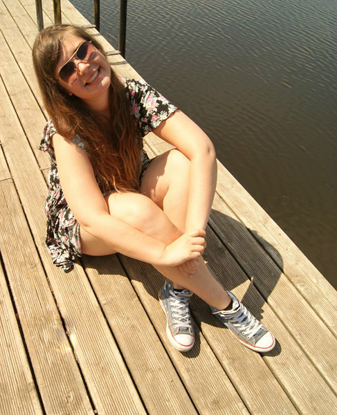 JUST SMILE.