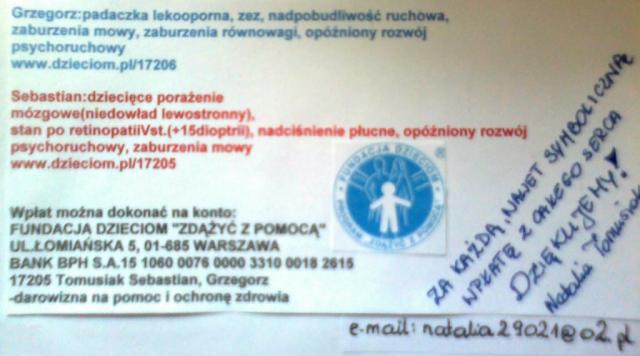 Druga strona ulotki na dzie dzi