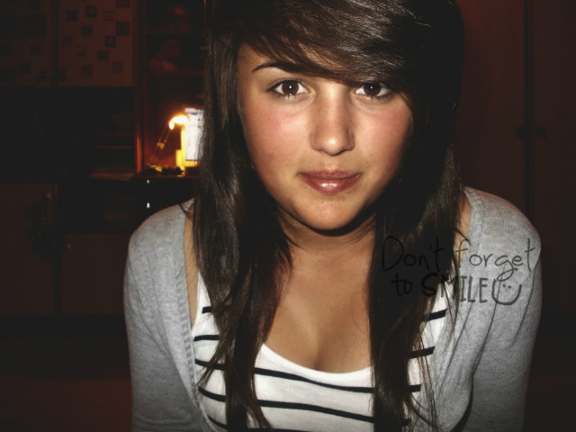 don't forget to smile. 