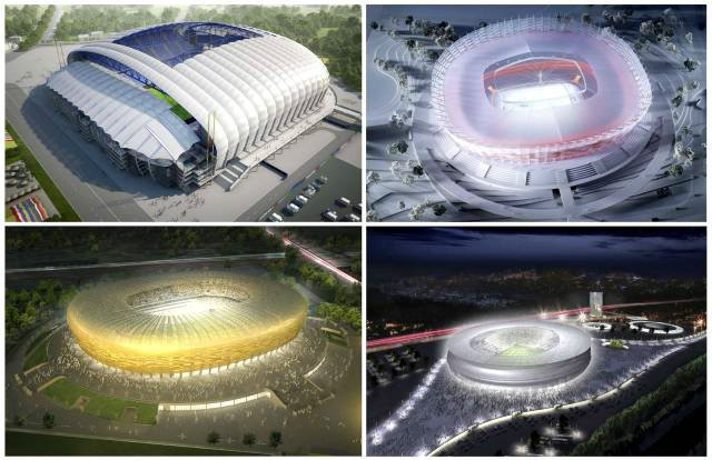 STADIONY W POLSCE