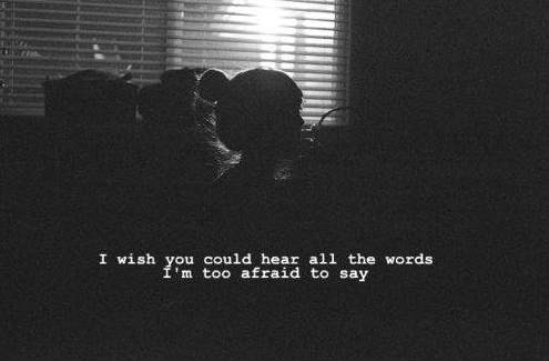 I wish, you could..