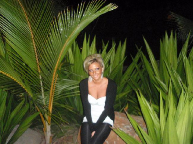 en la playa