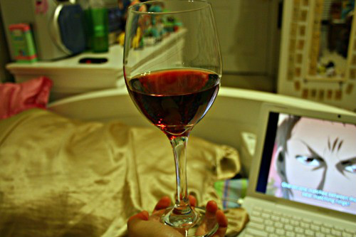 RED WINE WITH FRIENDS!