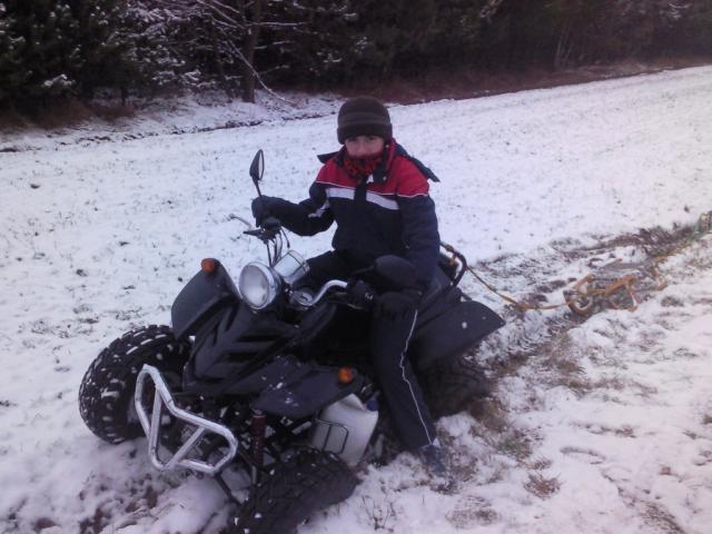 Quad Zimno jak cholera :D