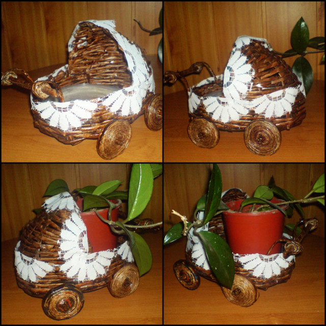 Papierowa wiklina:)