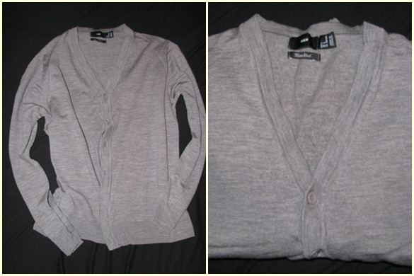 sweter szary h&m