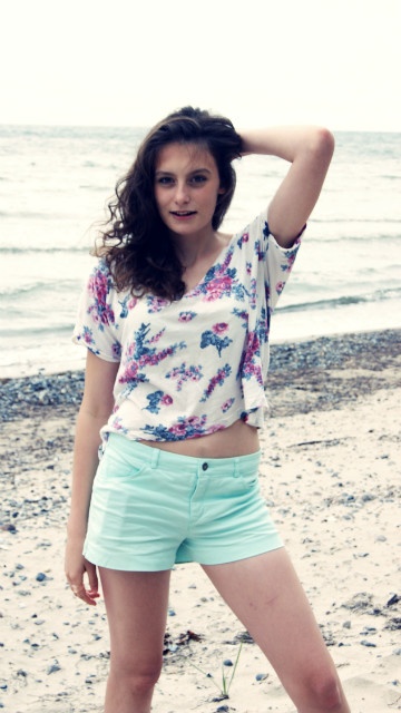 the sea  