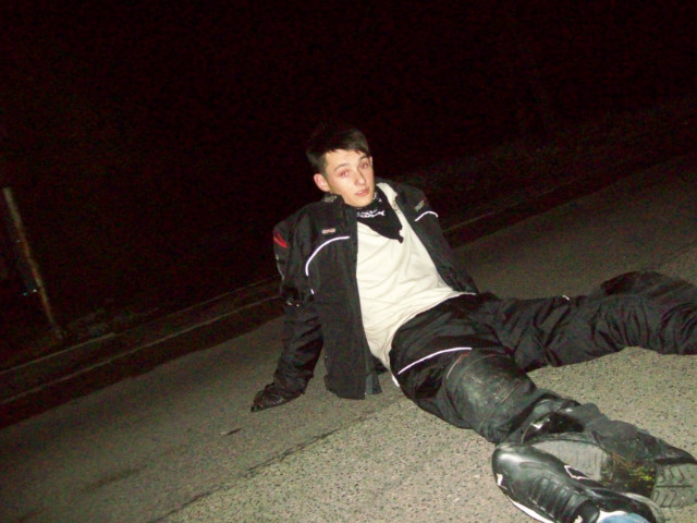 jeszcze sprawny motocyklista.ehh