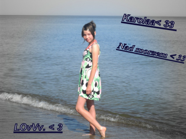 Nad morzem.