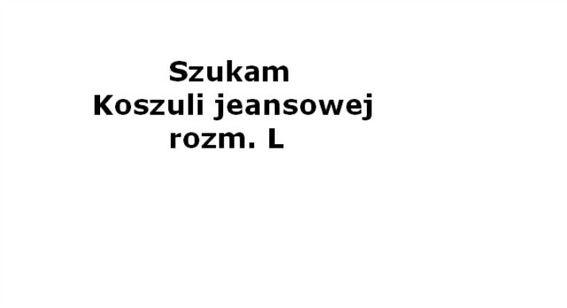 szukam